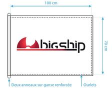 BIGSHIP Pavillon horizontal 100x70cm