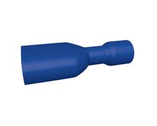 Cosse plate femelle isolée 6.3mm 1.5 à 2.5 mm² Bleu par 10