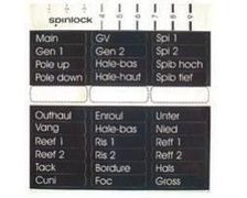 SPINLOCK Jeu d'étiquette pour bloqueurs