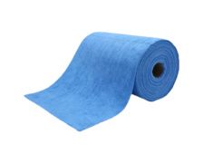 Bobine de 75 microfibres pré-découpées 30 x 30 bleues