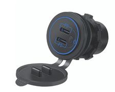 BIGSHIP PORT USB-C  2 ENTRÉES ENCASTRABLE