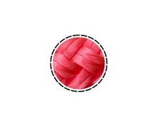 COUSIN  Braidline diam8mm - rose