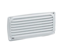 NUOVA RADE Grille aeration plastique rectangulaire blanche 2