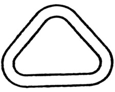 WICHARD Triangle largeur 50mm fil de 6mm