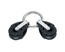 HARKEN Poulie double point d'écoute Carbo Ø réa 29mm Ø cord