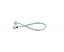 Ferlette élastique 50cm Ø4mm à boule plastique blanche l'uni