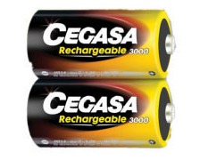 Piles rechargeables hr14 3000 mah les 2