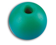 Boule d'arrêt de drisse 17mm/5mm vert les 5