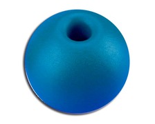 Boule d'arrêt de drisse 17mm/5mm bleu les 5