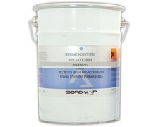 SOROMAP Resine polyester pre acceleree thixo 25kg