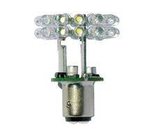 MANTAGUA Ampoule LED BAY15D double blanc neutre dif. 360°