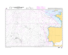SHOM 6623 à plat de La Manche au Détroit de Gibraltar et à l