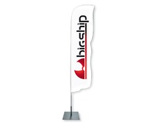 BIGSHIP Ensemble mât + voile oriflamme 1m70