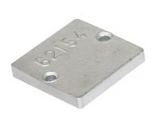 BIGSHIP Anode plaque à visser 65 x 65 x 10mm blister