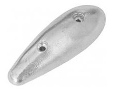 BIGSHIP Anode ovale pm (trous fraisés) blister