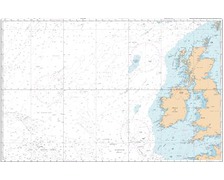 SHOM 6618 à plat Attérage ouest des iles britaniques