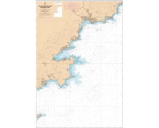 SHOM 7408 à plat De Cavalaire-sur-Mer à la Rade d'Agay