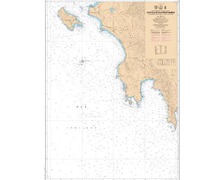 SHOM 7195 à plat Côte Ouest du Peloponnèse