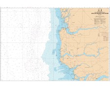 SHOM 7389 à plat Du fleuve Saloum à Ilhéu de Caiò