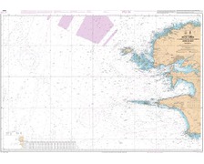 SHOM 7066 à plat L'Île Vierge à la Pointe de Penmarc'h Abord