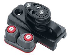 HARKEN Paire embouts rail CB BB à réa double/taquet/pt fixe