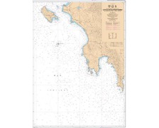 SHOM L7195 Ouest Peloponnèse - De Nísos Zákinthos à Ákra Taí