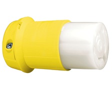 HUBBELL Fiche femelle etanche 32A CE jaune