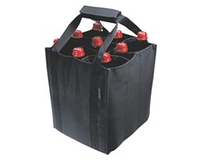 Sac porte 9 bouteilles noir