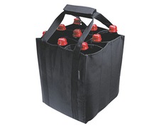 Sac porte 9 bouteilles noir