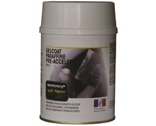 SOROMAP Gelcoat blanc paraffiné accéléré 0,75L + catalyseur