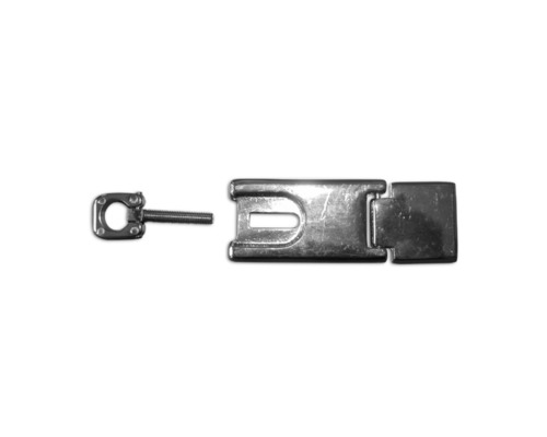 BIGSHIP Charnière à cadenas + anneau pivotant 89x32mm