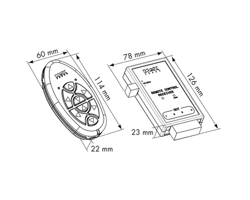 MAX POWER Télécommande sans fil (E+R)