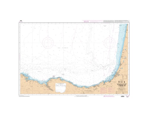 SHOM à plat 7657 De Mimizan-Plage à Cabo de Ajo