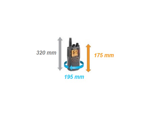 AQUAPAC Housse étanche VHF portable petit modèle