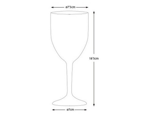 MARINE BUSINESS Regata verres à vin (x6)