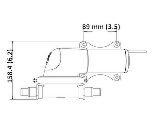 JABSCO Pompe de cale à membrane 50880 - 12V