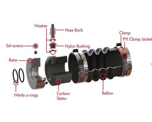 PSS Shaft Seal arbre ø38 ou 40 -etambot 50 à 89mm-à préciser