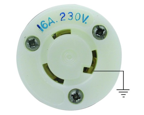 HUBBELL Fiche femelle etanche 16A CE