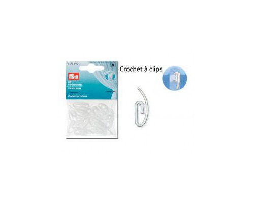 PRYM Crochets de rideaux (les 30)