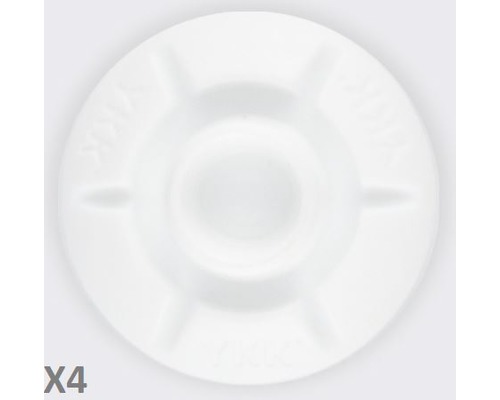 YKK SNAD dôme mâle blanc Ø25 les 4