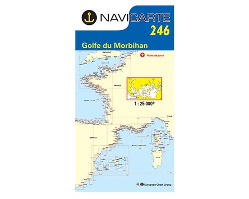 NAVICARTE Carte n°246 Golfe du Morbihan