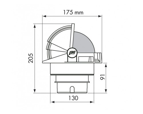 PLASTIMO COMPAS OLYMPIC 135 BLANC ROSE PLATE NOIRE A