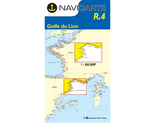 NAVICARTE Carte n°R.4 Golfe du Lion - Marseille - Barcelone