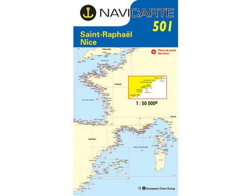 NAVICARTE Carte n°501 Saint Raphaël - Nice