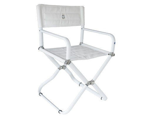 TREM Fauteuil pliant Candia blanc