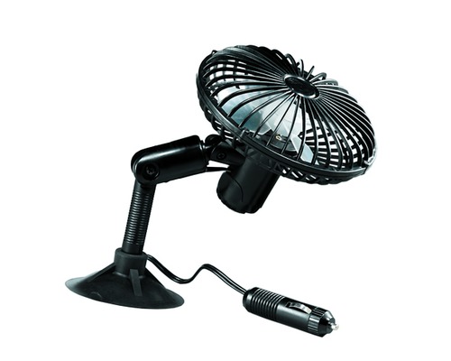 Ventilateur 12V à ventouse Ø180mm câble 2.5m