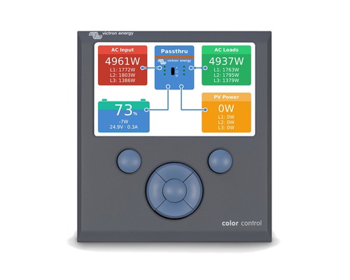VICTRON Tableau de contrôle couleur GX