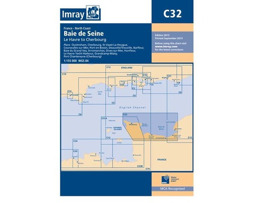 IMRAY Carte C32 Baie de Seine - Le Havre to Cherbourg
