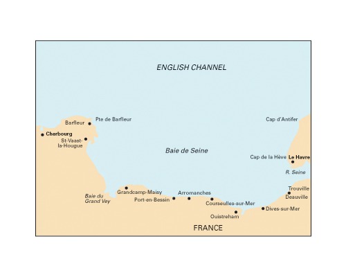 IMRAY Carte C32 Baie de Seine - Le Havre to Cherbourg