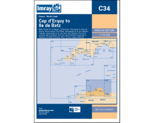 IMRAY Carte C34 Cap d'Erquy to Ile de Batz